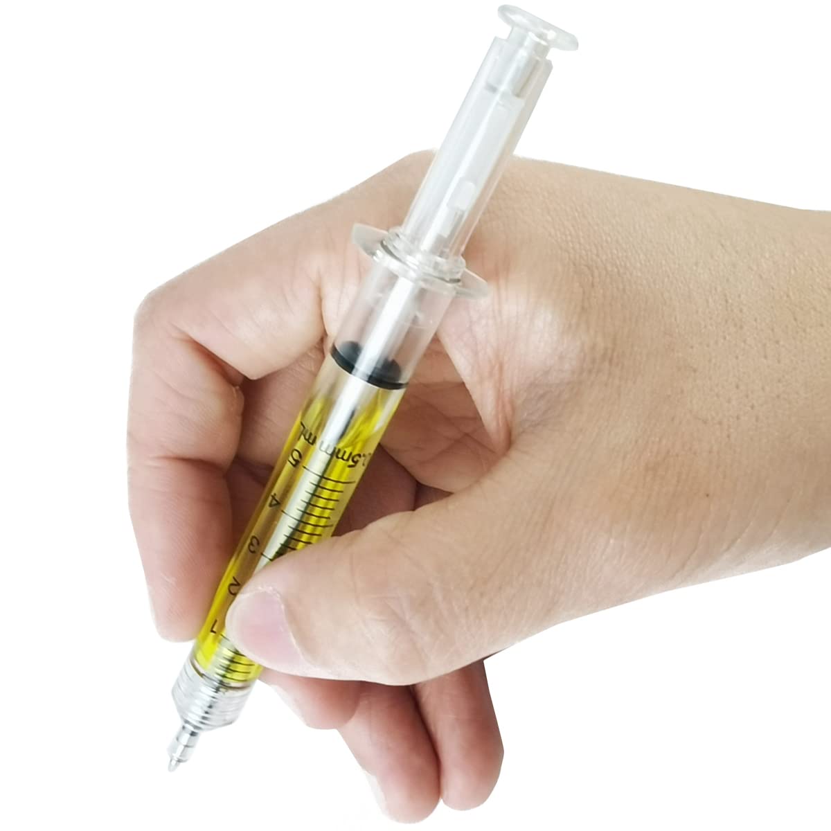 TIHOOD 36PCS Syringe Pens Retractable Fun Multi Color Novelty Pen for Nurses, Nursing Student School Supplies, Birthdays, Stocking Stuffers and Party Favor Gifts