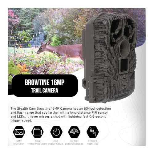 Stealth Cam Browtine 16MP, Durable, 60 Feet Infrared Detection Range, and Burst Mode Trail Camera (2-Pack) Bundle with USB 2.0 Card Reader, and Two 32GB Ultra SDHC UHS-I Memory Card (5 Items)