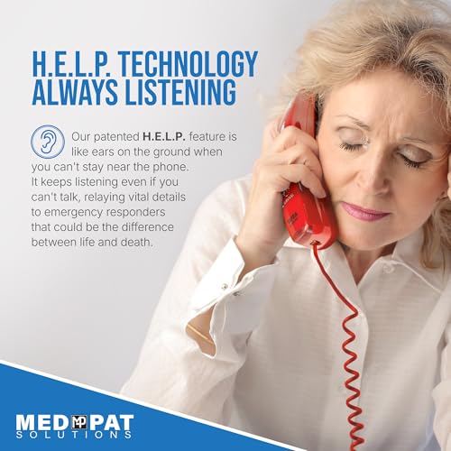 Med-Pat FIRST by TAFEA Emergency One-Touch Dialer - Instant Lifeline - H.E.L.P. Technology Emergency Response - Patented E...