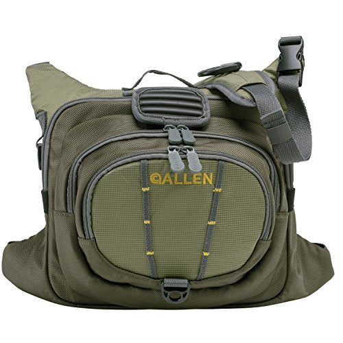 Allen Company Fall River Fly Fishing Chest Pack - Fits up to 6 Tackle/Fly Boxes and Other Accessories - Olive