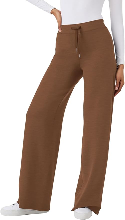 XIEERDUO Lounge Sets For Women 2025 Half Zip Sweatshirt And Wide Leg Sweatpant 2 Piece Outfits Sweatsuit Tracksuit