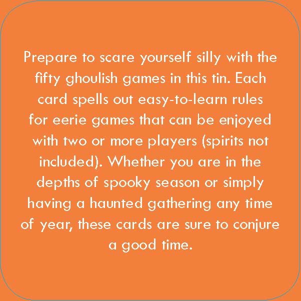 Chronicle Books After Dinner Amusements: Ghoulish Games