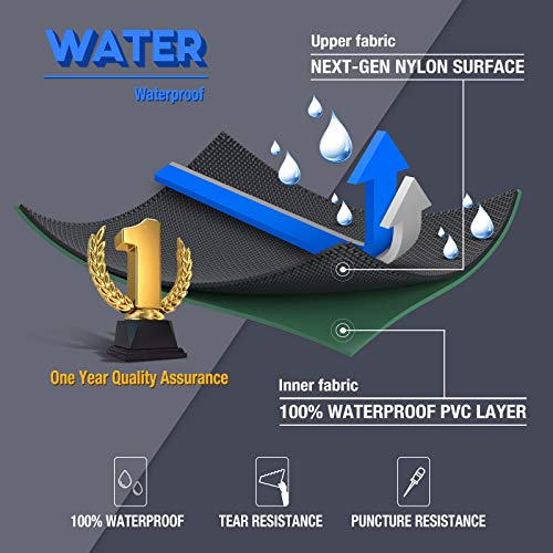 FISHINGSIR Fishing Waders for Men, 2-Ply Nylon/PVC Waterproof Women Chest Wader with Boots, Bootfoot Hunting Waders