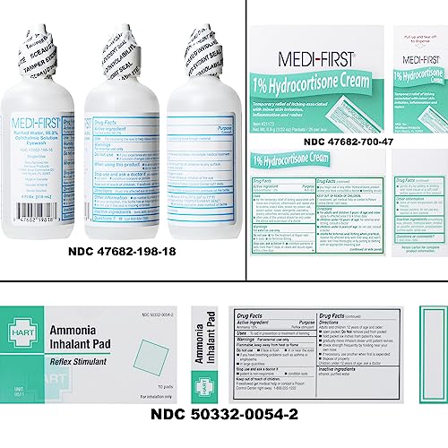 MFASCO First Aid Car Kit - Outdoor First Aid Kit for Emergencies, Compact First Aid Kit Car Essential for Travel & Campin...