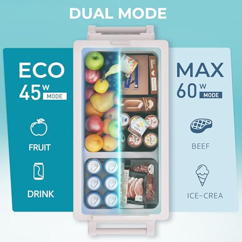 EUHOMY 12 Volt Refrigerator, 48QT(45L) Electric Cooler, 12V Fridge APP Control, 12V Cooler -4℉~68℉, Portable Freezer 12/24...
