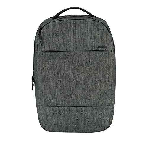 Incase Compact City Backpack ? 18L Everyday Travel Tech Backpack and Laptop Bag for Work or School ? Three Pockets, 16¡± Padded Laptop Sleeve, Quick Access Pocket ? Heather Black