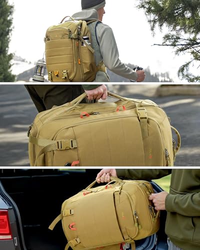 Tolaccea Carry on Travel Backpack, TSA Friendly Flight Approved Laptop Backpack Duffle Bag for Men Women with Dual Laptop ...