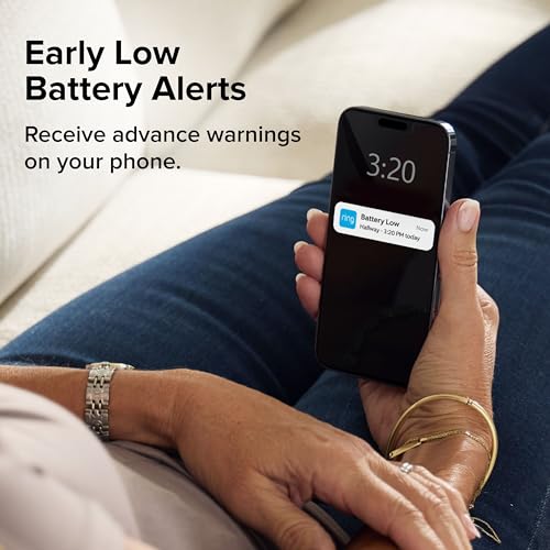 Kidde Smart Smoke and Carbon Monoxide Detector, Ring App Enabled for Real-Time Notifications, Hardwired Alarm, AA Backup Battery