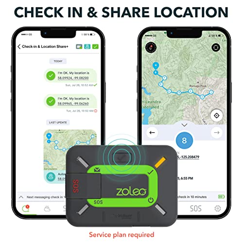 ZOLEO Satellite Communicator – Two-Way Global SMS Text Messenger & Email, Emergency SOS Alerting, Check-in & GPS Location...