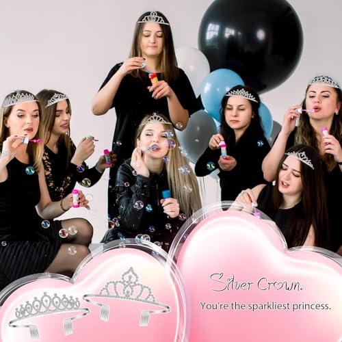 Yuefunny 24 Pcs Crystal Tiara Headbands for Women Princess Headband Crown with Combs Tiaras and Crowns for Pageant Bridal ...