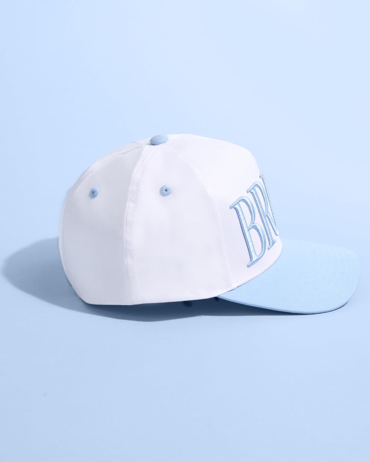xo, Fetti White + Blue Bride Trucker Hat | Bachelorette Accessory, Bridal Headwear, Bach Party Decorations, Bridesmaid Gift, Wedding Cap