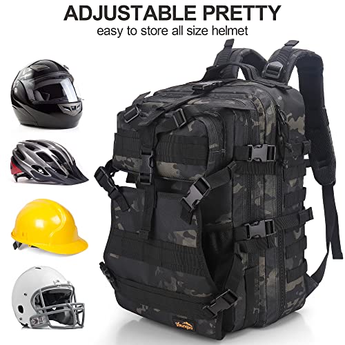 YOUNGOA Motorcycle Helmet Backpack Bag for Men with Hard Hat Carrier/Storage, Riding Backpack, Motorcycle Accessories/Gifts