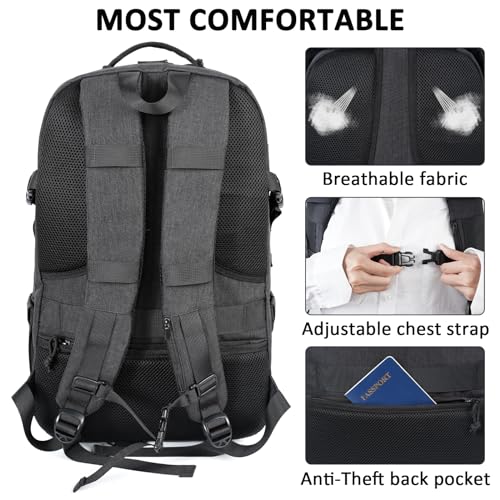 MATEIN 17 Inch Laptop Backpack, Large Military Tactical Backpack for Men TSA Approved, Water Resistant Work Day Pack Compu...