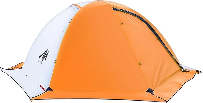 AYAMAYA 4 Season Backpacking Tent 2 Person Camping Tent Ultralight Waterproof All Weather Double Layer Two Doors Easy Setu...