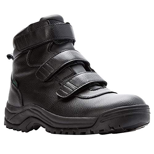 Propet Mens Cliff Walker Tall Hiking Casual Boots Ankle - Black