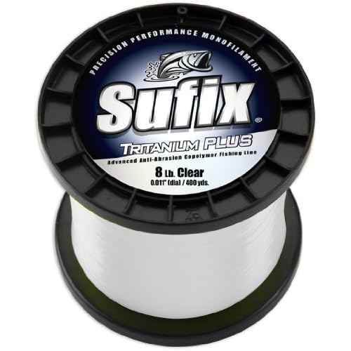 Sufix 696 Tritanium Plus Monofilament Fishing Line, 1 lb Spool