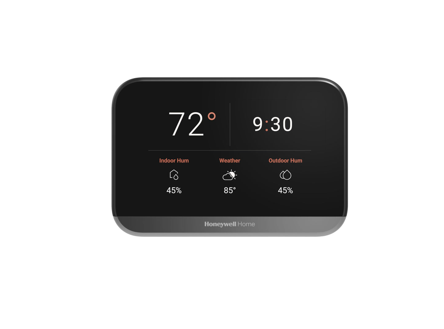 Honeywell Home X7S Smart Programmable Wi-Fi Thermostat with Humidity Monitoring & Control, 4.3" Customizable Touchscreen Display, Sensor Feature, Energy Star - Works w/Alexa, Matter, Apple, Google