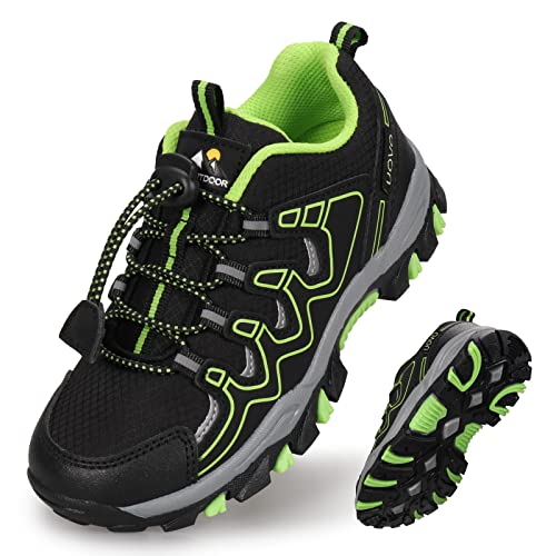 UOVO Boys Shoes Boys Tennis Running Sneakers Waterproof Hiking Shoes Kids Outdoor Fashion Sneakers Slip Resistant (Big/Lit...