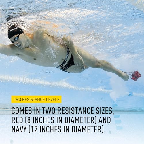 FINIS Swim Parachute for Resistance Training - Builds Strength & Endurance - Adjustable Belt