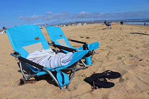 Nice C Low Beach Camping Folding Chair, Ultralight Backpacking Chair with Cup Holder & Carry Bag Compact & Heavy Duty Outd...