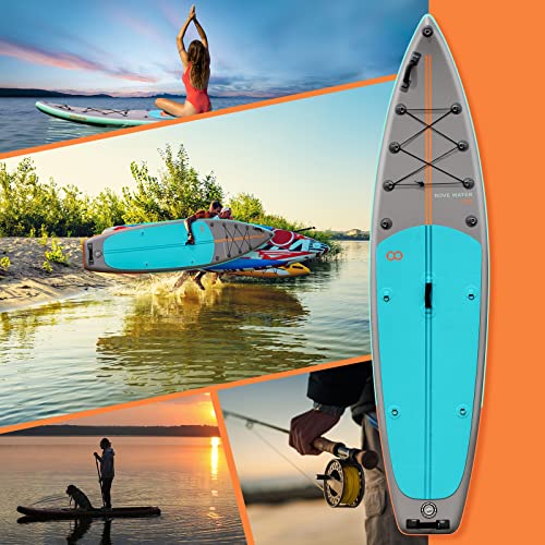 WOOWAVE Inflatable Stand Up Paddle Board 11'6"X31'5" X6" Extra Wide Non-Slip Deck Sup with Premium Accessories Including H...