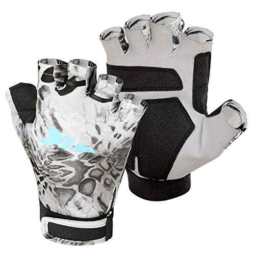 KastKing Gill Raker Gloves UPF50+ Fishing Gloves with UV Protection for Men or Women - Fishing, Outdoor, Kayaking, Rowing, Sailing, Canoeing, Hiking, Biking