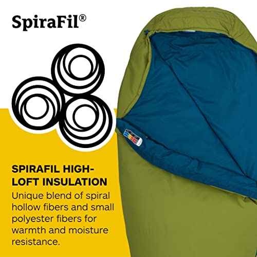 MARMOT Voyager 45¡Æ or 55¡Æ Mummy Sleeping Bags, Synthetic Spirafil Insulation for Camping & Backpacking