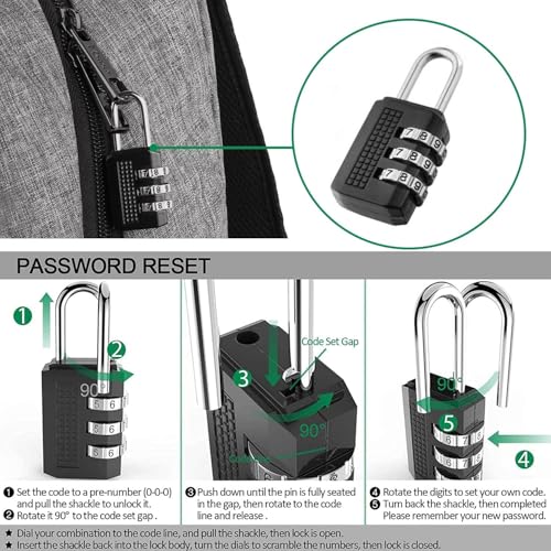 Mancro Laptop Backpack for Travel, Anti-theft Laptop Backpack for Men Business Backpack Work Daypack with USB Charging Por...