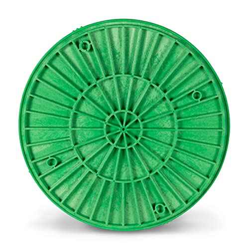 Speedball 12 Inch Round Universal Pottery Wheel Bat, Green, for Ceramics and Clay Work
