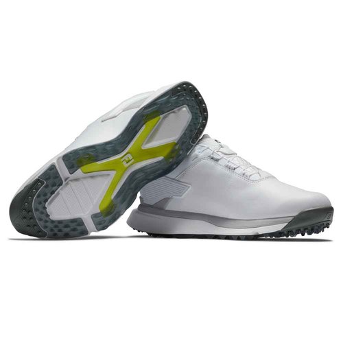 FootJoy Women's Pro/SLX Boa Previous Season Style Golf Shoe, White/White/Grey, 5
