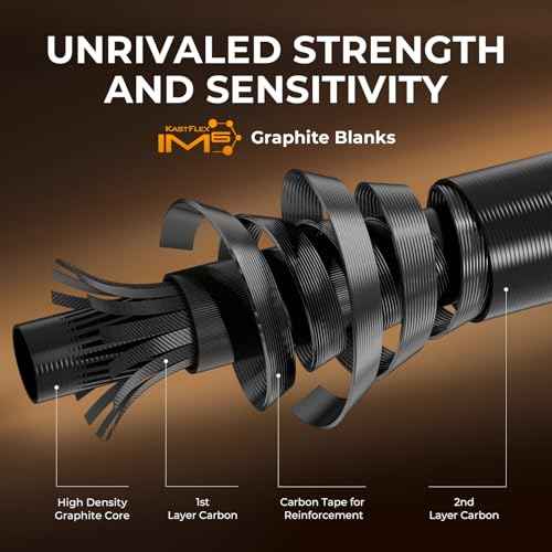 KastKing Lethal Blaze Twin-tip Fishing Rod and Reel Combo, Spinning & Baitcaster Combo, Flame Pattern Design, IM6 Graphite 2Pc Rod with Backup Tip Section, Stainless-Steel Guides, EVA Handle