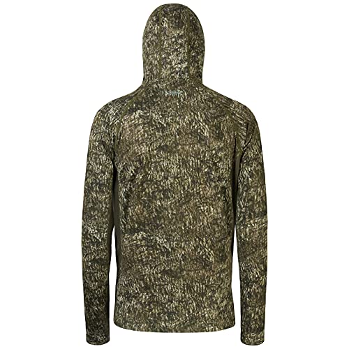 BASSDASH Men's UPF 50+ Camo Long Sleeve Hunting Fishing Hoodie Shirt