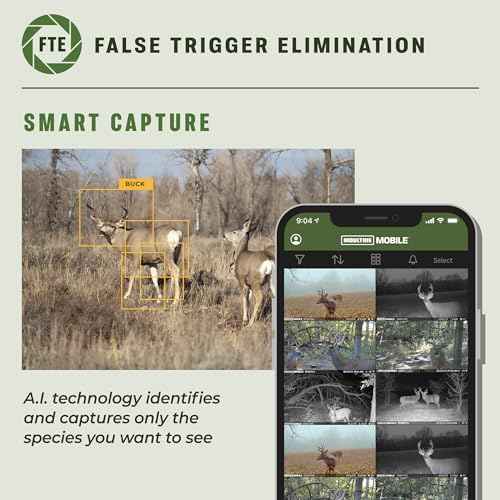 Moultrie Edge Pro Cellular Trail Camera - Auto Connect, Nationwide Coverage, False Trigger Elimination Tech,1080p Video with HD Audio, 100ft Detection Range
