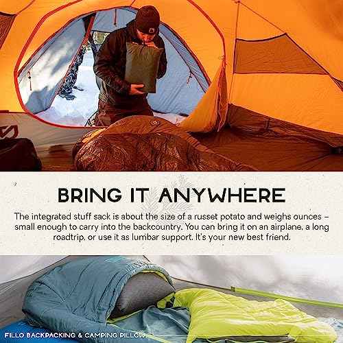 NEMO Equipment Fillo Backpacking & Camping Pillow - One Size - Abyss