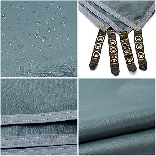 Bessport Tent Footprint for 1-2-3-4 Person Tent Waterproof Camping Tarp with Drawstring Carrying Bag for Picnic, Hiking an...