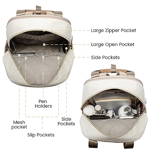 LOVEVOOK Laptop Backpack for Women, 17.3inch Laptop Bag with USB Port, Waterproof Travel Work Backpack Purse, Anti-Theft B...