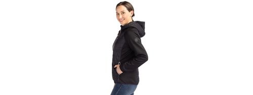 Cutter & Buck Rainier Primaloft Eco Womens Full Zip Hybrid Jacket, Dark Navy