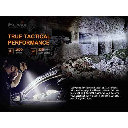 Fenix TK11 TAC 1600 Lumen LED Tactical Flashlight with EdisonBright BBX3 battery carry case bundle