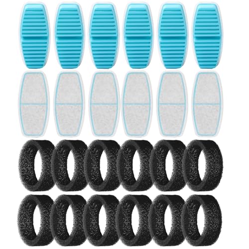 FOFNON Cat Fountain Replacement Filters: 24 Pet Fountain Filter for FOFNON Cat Water Fountains - 6 Months Set of Pet Fount...