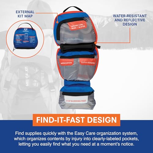 Adventure Medical Kits Mountain Series Medical Kit - Hiker - Emergency Medical First Aid Kit - For 2 People for 2 Days - C...