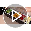 Mifoci 23 Pcs Bartender Supplies Kit Garnish Tray for Bartenders with Bar Caddy 3 Tier Salt Rimmer 13 Pcs Cocktail Shaker ...