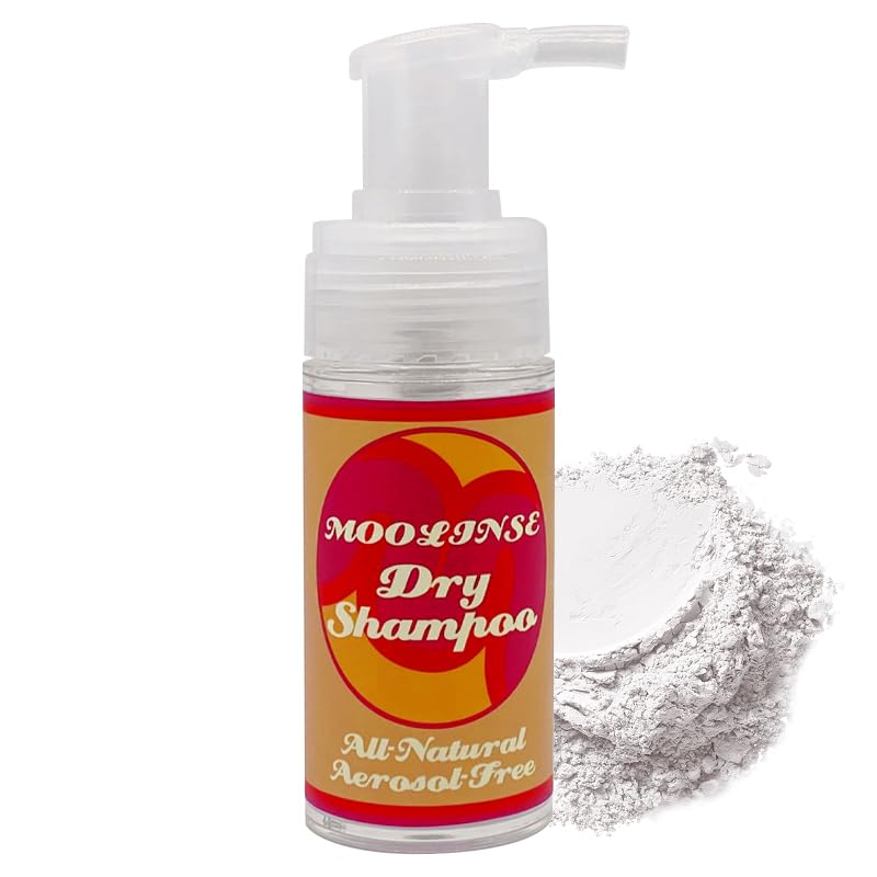 Non-Aerosol Dry Shampoo Powder Spray for Women of All Hair Types, Waterless, Absorb Excess Hair Oil, Instantly Fresh Strengtheni