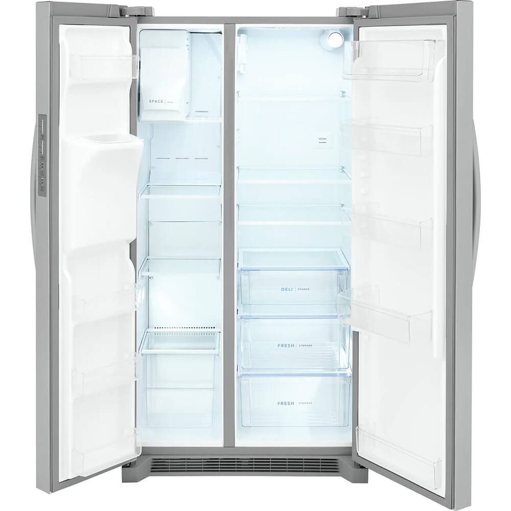 Frigidaire 36.1 in. 22.3 cu. ft. Counter Depth Side-by-Side Refrigerator in Stainless Steel