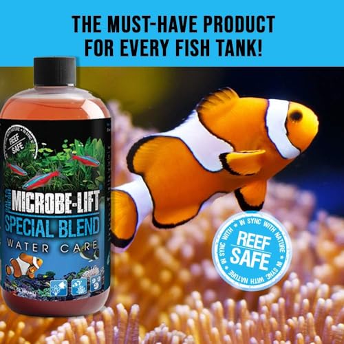 MICROBE-LIFT Special Blend Aquarium Treatment, Fish Tank Water Conditioner for Freshwater and Saltwater Tanks, Helps with ...
