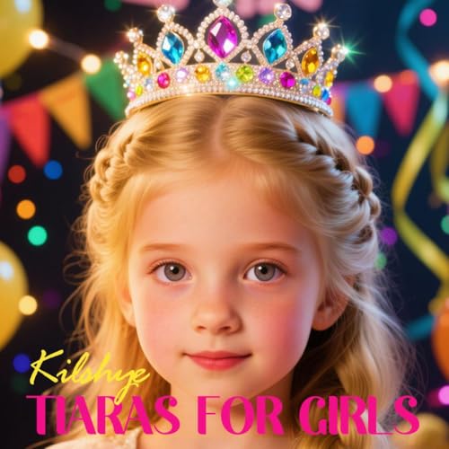 Kilshye Light Up Tiara LED Rhinestone Tiaras Headband (Pink)