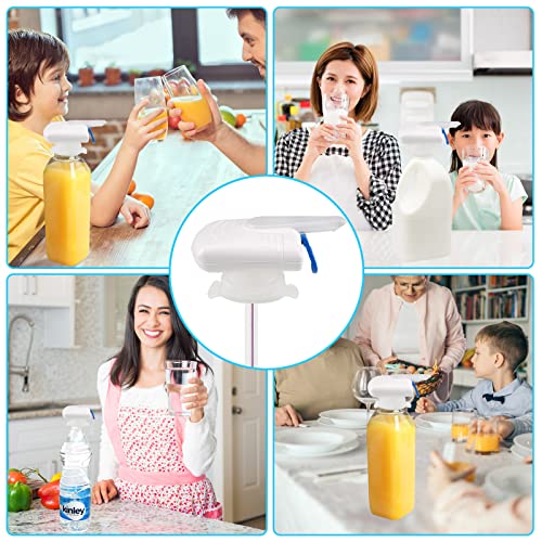 2Pack Automatic Drink Dispenser, Milk Dispenser for Fridge Gallon, Milk Gallon Dispenser, Can Prevent Milk Juice Beer Spil...