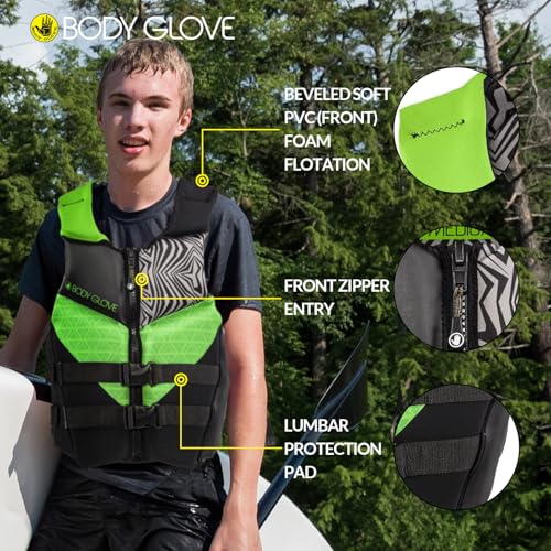 Body Glove Men's Neoprene Life Vest with Water Shoes