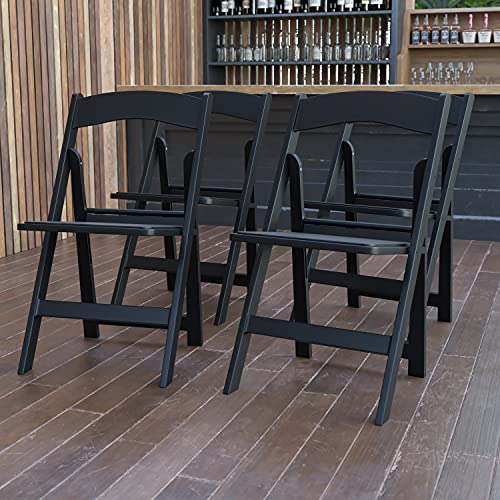 Flash Furniture Hercules Series Folding Chairs for Weddings and Formal Events, Stackable Commercial Event Seats with 1,00...