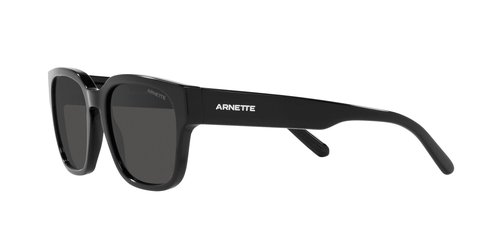 ARNETTE AN4294 Type Z Square Sunglasses, Black/Dark Grey, 54 mm