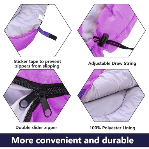 Camping Sleeping Bag 3 Seasons Lightweight &Waterproof with Compression Sack Camping Sleeping Bag Indoor & Outdoor for Adu...